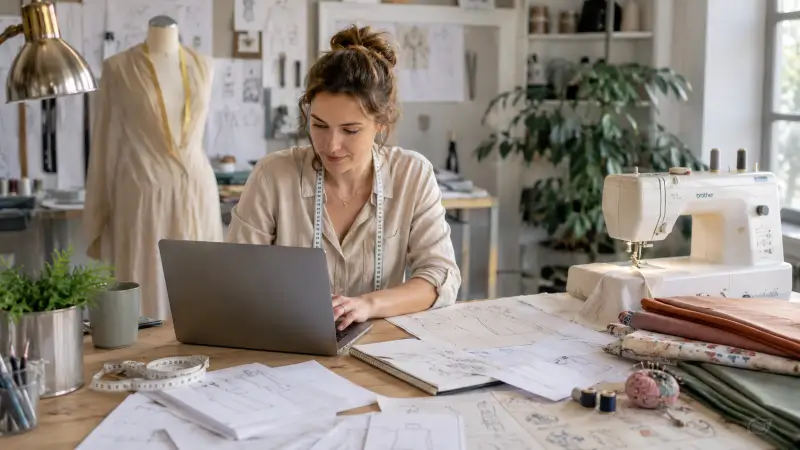 Combien peut rapporter un patron de couture PDF ?