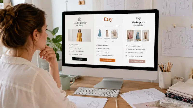 Vendre ses patrons de couture en ligne : boutique, Etsy ou marketplace ?